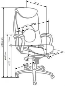 Kancelárske kreslo QUAD Halmar