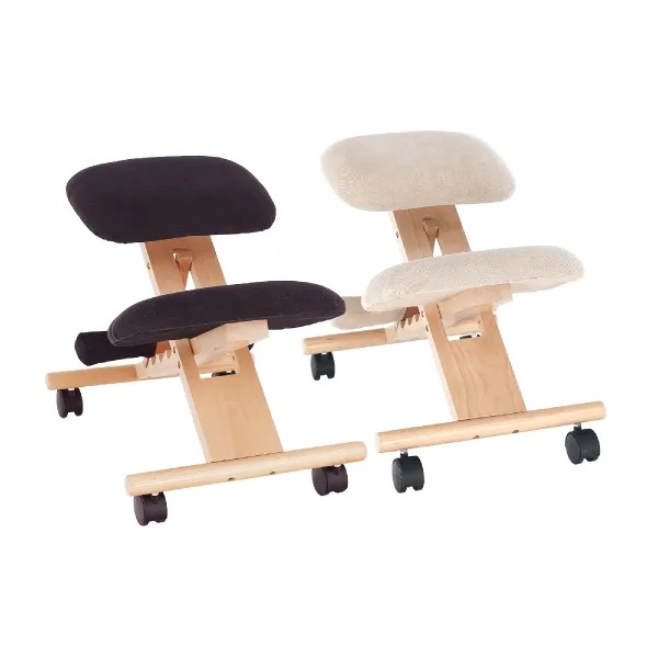 KONDELA Groco ergonomická kľakačka krémová / buk