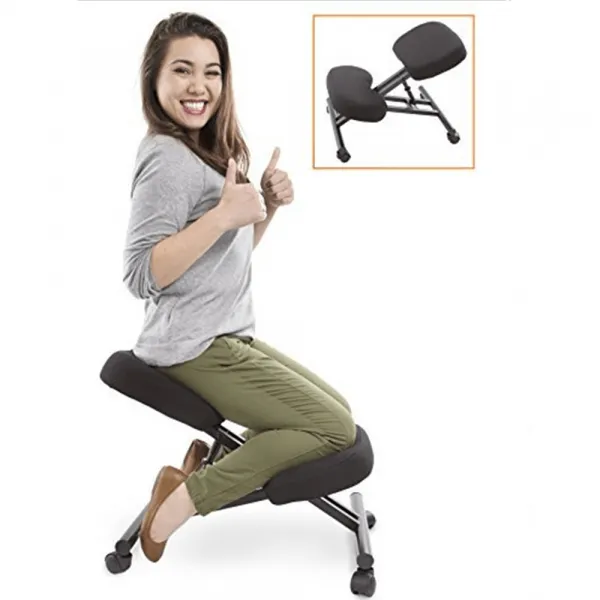 KONDELA Groco ergonomická kľakačka krémová / buk