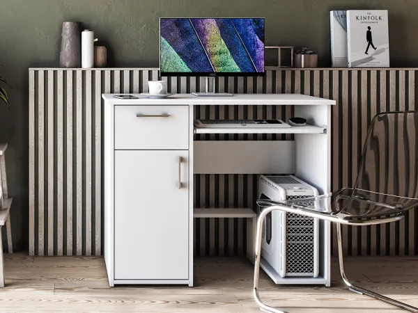 NABBI Lunden pc stolík biela
