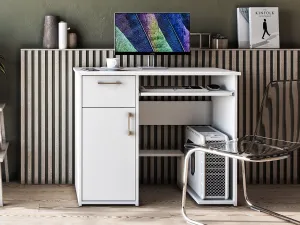 NABBI Lunden pc stolík biela