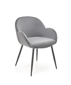 HALMAR K480 jedálenská stolička sivá / čierna