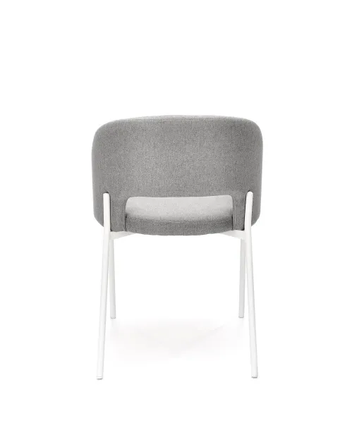 HALMAR K486 jedálenská stolička sivá / biela