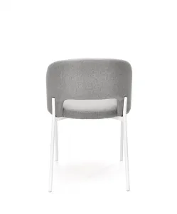 HALMAR K486 jedálenská stolička sivá / biela