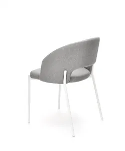 HALMAR K486 jedálenská stolička sivá / biela