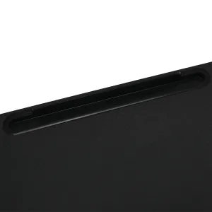 KONDELA Westa pc stolík na kolieskach čierna