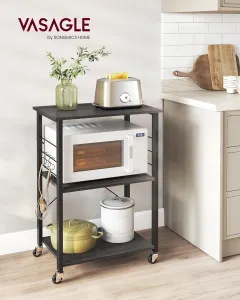 SONGMICS Kuchyňský regál VISCO černý