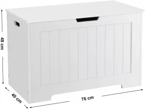 SONGMICS Úložná komoda Vasagle Reta biela