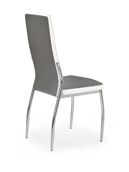HALMAR K210 jedálenská stolička sivá / biela
