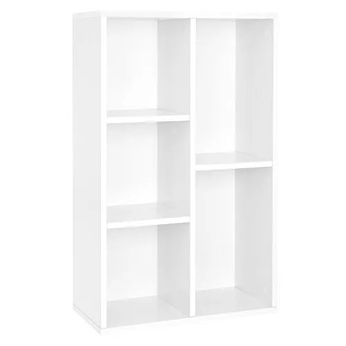 SONGMICS Policový regál biely 50x80 cm