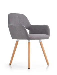 HALMAR K283 jedálenská stolička sivá