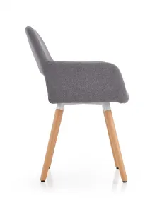 HALMAR K283 jedálenská stolička sivá