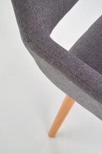 HALMAR K283 jedálenská stolička sivá