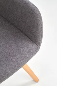 HALMAR K283 jedálenská stolička sivá