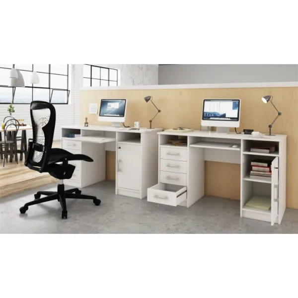 KONDELA B9 New pc stolík biela