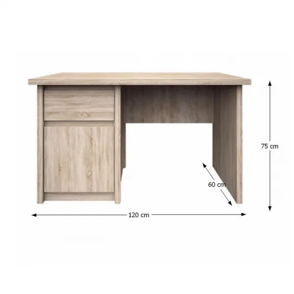 KONDELA Norty Typ 12 pc stolík dub sonoma
