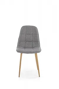 HALMAR K316 jedálenská stolička sivá / dub medový
