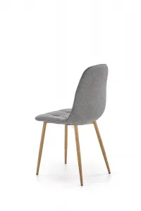 HALMAR K316 jedálenská stolička sivá / dub medový