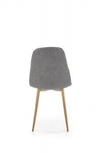 HALMAR K316 jedálenská stolička sivá / dub medový