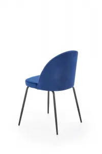 HALMAR K314 jedálenská stolička granátová / čierna