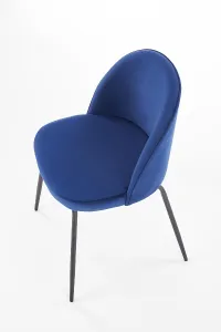HALMAR K314 jedálenská stolička granátová / čierna