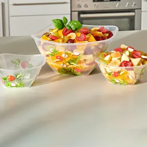 3dielna sada šalátových misiek