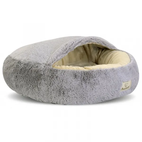 JAKS Pelech svetlošedý Fluffy Pelech veľkosti: priemer 70 cm