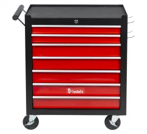 REDATS Dielenský vozík na náradie, sedem zásuviek,Compact Black