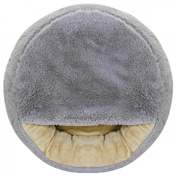 JAKS Pelech svetlošedý Fluffy Pelech veľkosti: priemer 70 cm
