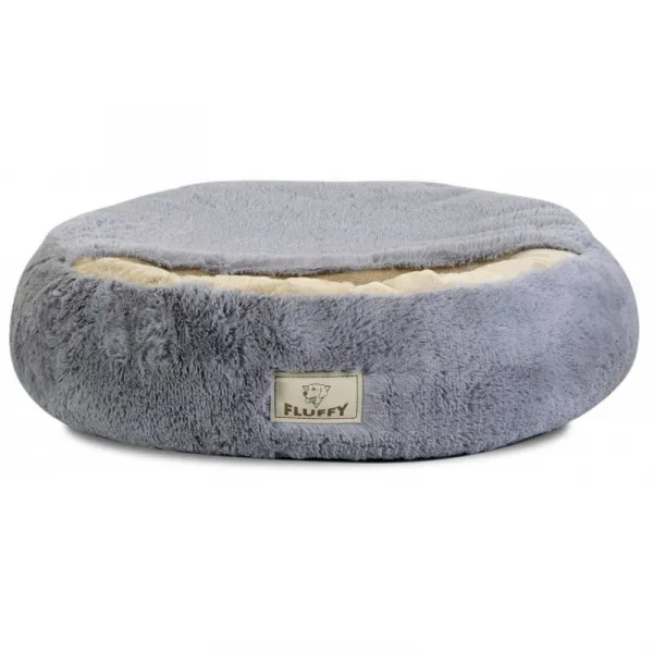 JAKS Pelech svetlošedý Fluffy Pelech veľkosti: priemer 70 cm