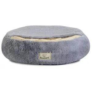 JAKS Pelech svetlošedý Fluffy Pelech veľkosti: priemer 70 cm