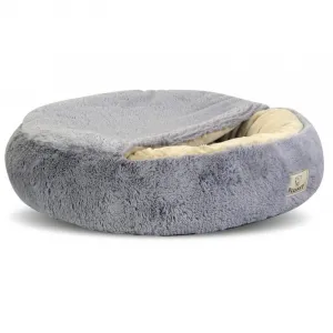 JAKS Pelech svetlošedý Fluffy Pelech veľkosti: priemer 70 cm