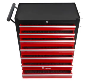 REDATS Dielenský vozík na náradie, sedem zásuviek,Compact Black
