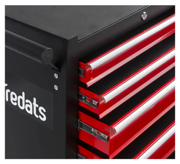 REDATS Dielenský vozík na náradie, sedem zásuviek,Compact Black