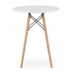 Okrúhly stôl TODI 60 cm - biely 9403 20 80 00