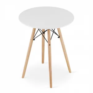Okrúhly stôl TODI 60 cm - biely 9403 20 80 00