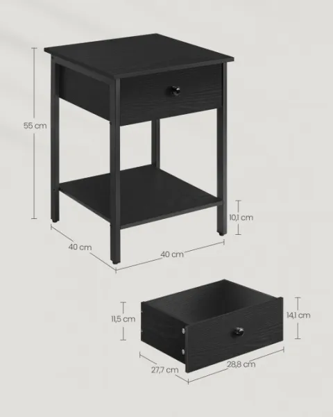 Set dvoch nočných stolíkov LET506B56