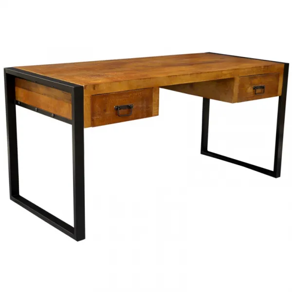 indickynabytok.sk - Písací stôl Retro 160x76x70 indický masív mango