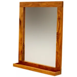 indickynabytok.sk - Zrkadlo 65x80 indický masív palisander