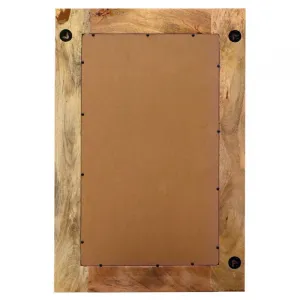 indickynabytok.sk - Zrkadlo Manu 90x60 indický masív mango