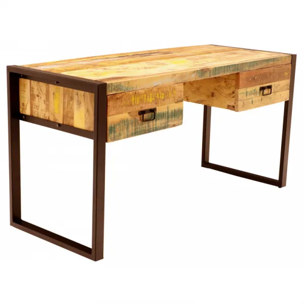 indickynabytok.sk - Písací stôl 160x76x70 Retro recyklované mango