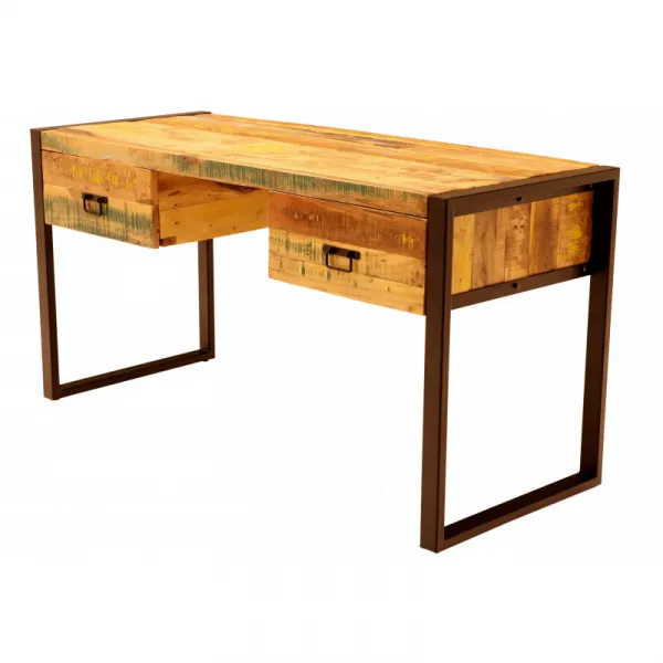 indickynabytok.sk - Písací stôl 160x76x70 Retro recyklované mango