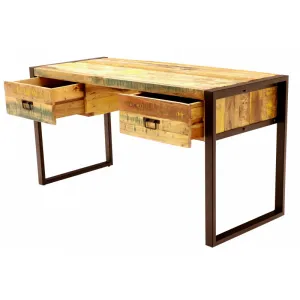 indickynabytok.sk - Písací stôl 160x76x70 Retro recyklované mango