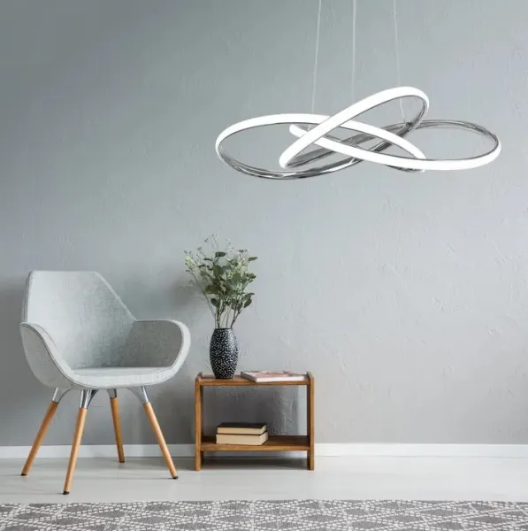 TooLight Stropné svietidlo s diaľkovým ovládaním LED APP816-CP Node chrómové