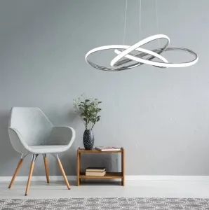 TooLight Stropné svietidlo s diaľkovým ovládaním LED APP816-CP Node chrómové