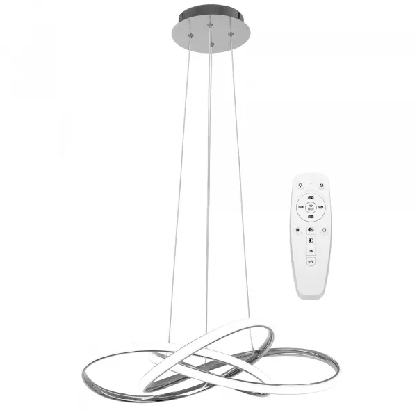 TooLight Stropné svietidlo s diaľkovým ovládaním LED APP816-CP Node chrómové