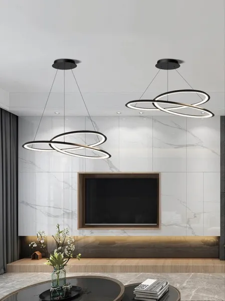 TooLight Závesná lampa La Belle XXXI čierna/biela