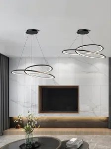 TooLight Závesná lampa La Belle XXXI čierna/biela