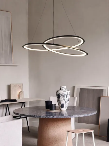 TooLight Závesná lampa La Belle XXXI čierna/biela