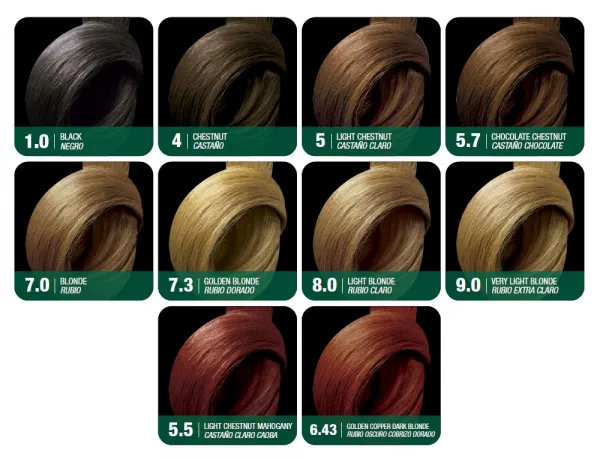 Profesionálna sada na farbenie vlasov s keratínom a rastlinnými olejmi - RÔZNE ODTIENE - Originary Color Farba: Blond 7/0